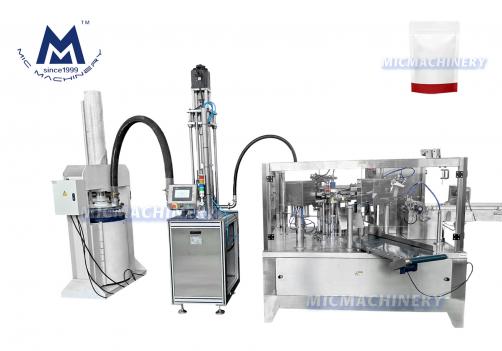 MIC Silicone Pre-Made Pouch Filling Machine