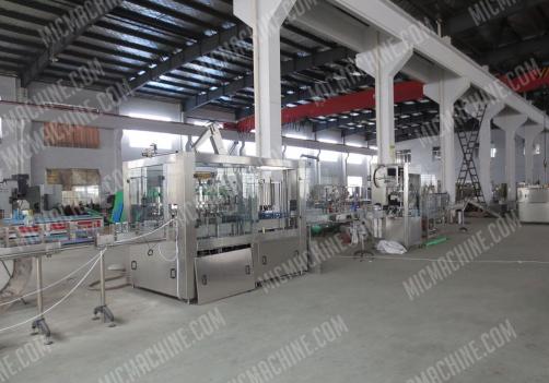 Energy drink filling machine can package