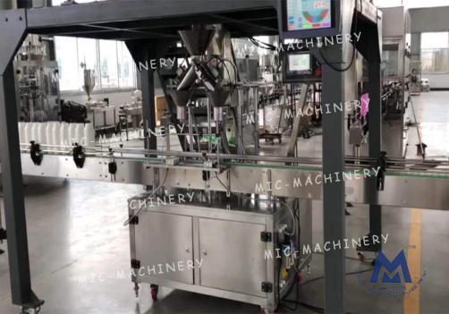 Automatic 20g-1000g Granule Bottles Filling Capping Machine（Cosmetic granules）