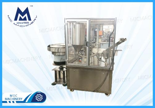 Pressure type large tube filling machine ( toothpaste )