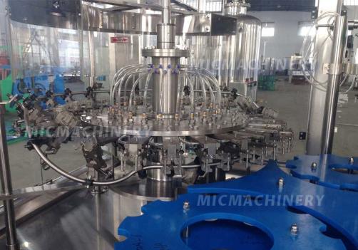 MIC 24-24-6 Automatic carbonated Glass Bottle Drink filling machine (4000BPH, especially suitable for  drinks plant)