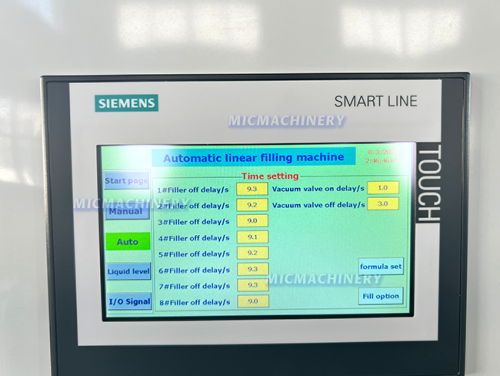MIC Semi Automatic Glass Bottle Soda Filling Machine(Speed 200-800BPH)