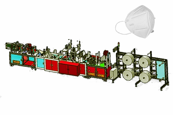 Automatic N95 mask production line