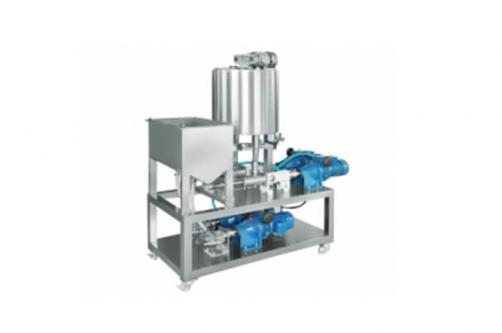 Center filling and pumping machine