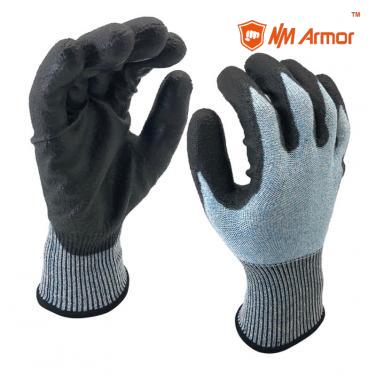 EN388:4X42B PU hppe cut-proof resistant gloves-DY110-DG