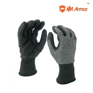 ANSI Cut 2 18Gauge gloves HPPE cut resistant gloves grey PU coated gloves-DY1850-PU