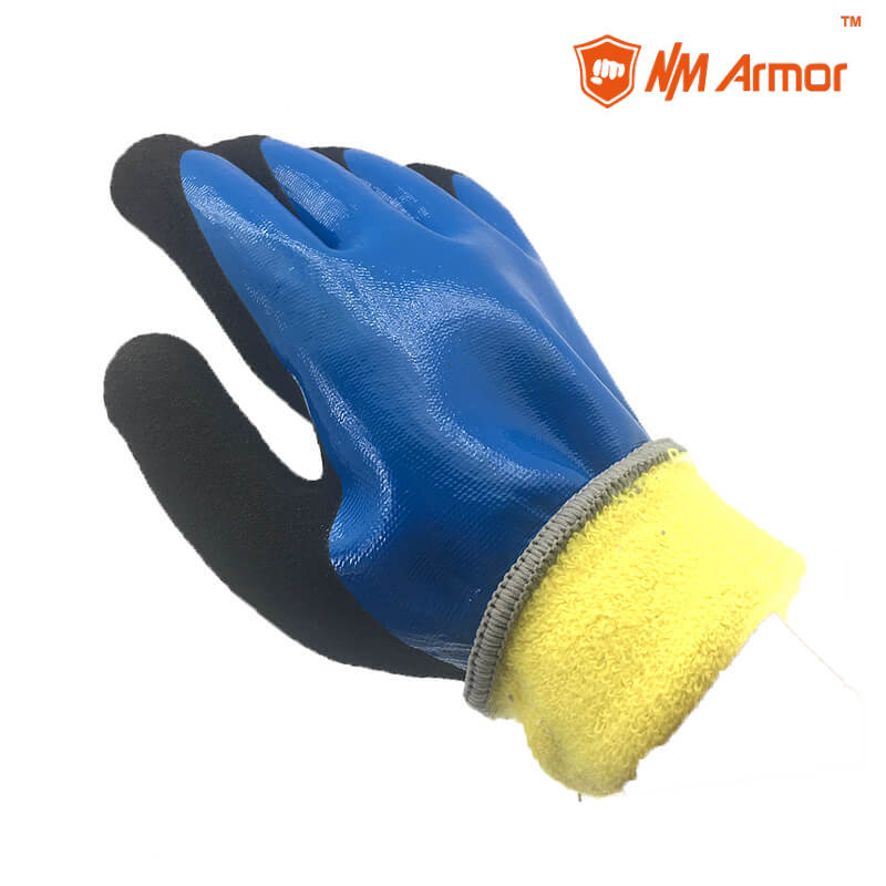 Winter Nitrile coated subzero temperature WARM GLOVE acrylic gloves winter -NY1359DCN