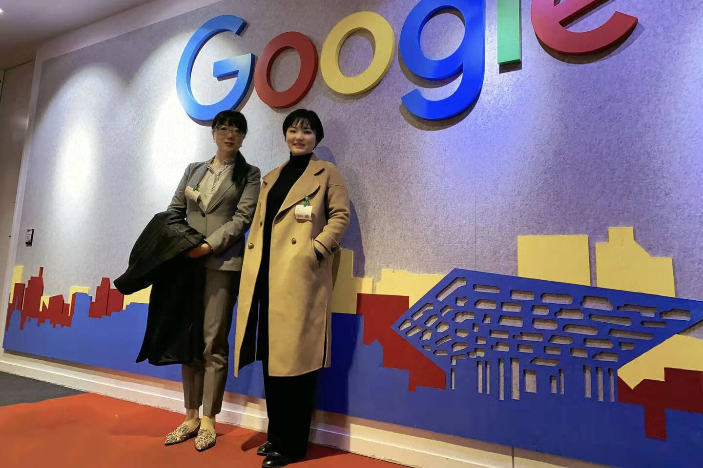 December 20, 2019, Google invited our company to share experience for trading companies