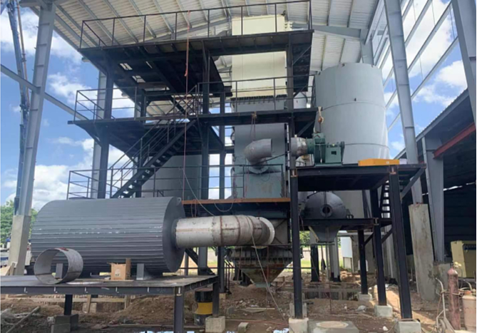 Installation for the Gypsum Powder Production line in Dominican Republic