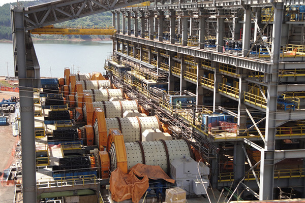 Производственная линия по обогащению молибденовой руды мощностью 15000 тонн в сутки