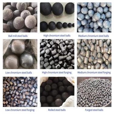 Cast forged steel grinding balls for mine ball mills