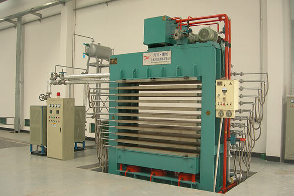 Electric Thermal Fluid System for Heating Hot Press