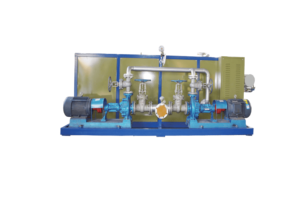 700KW thermal fluid hot oil heater with double oil pumps