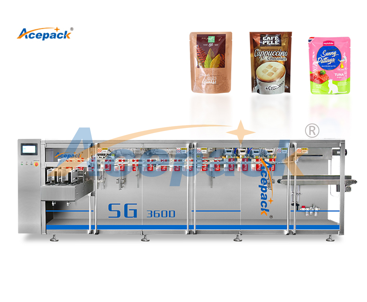 Standard Premade stand up pouch packaging machine