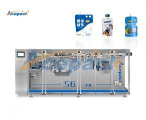 Corner-Spout Premade stand up pouch packaging machine