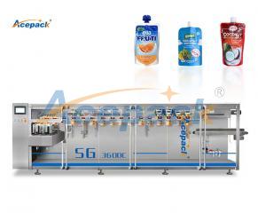 Top-Spout Premade stand up pouch packaging machine