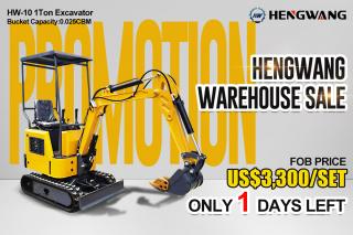 Big Sale!!! HW-10 Crawler Excavator