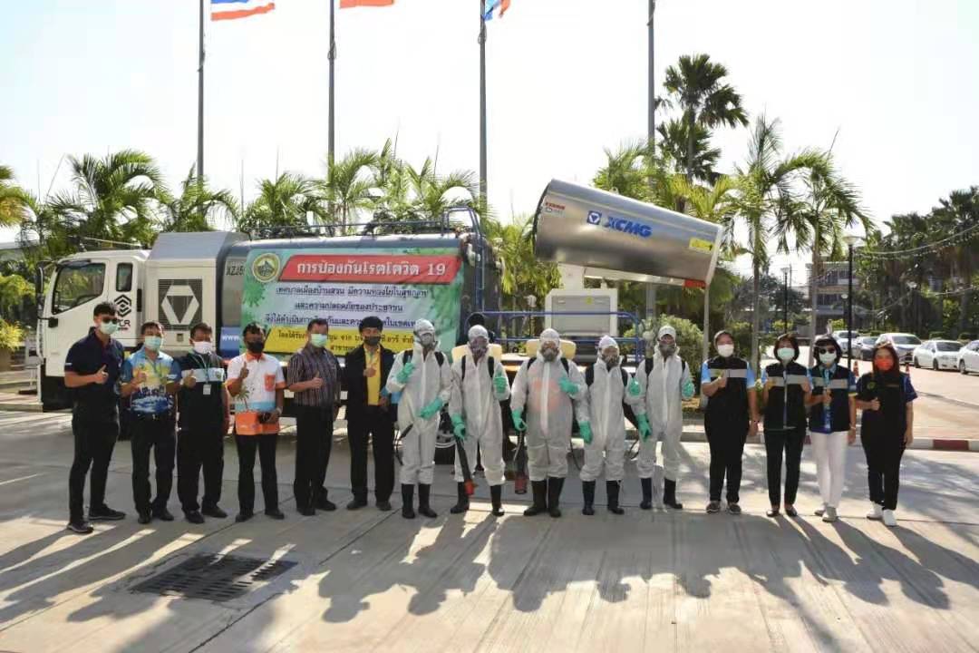 Shandong Huali sprayer 100m range Disinfection and epidemic prevention operations for Bangkok, Thailand