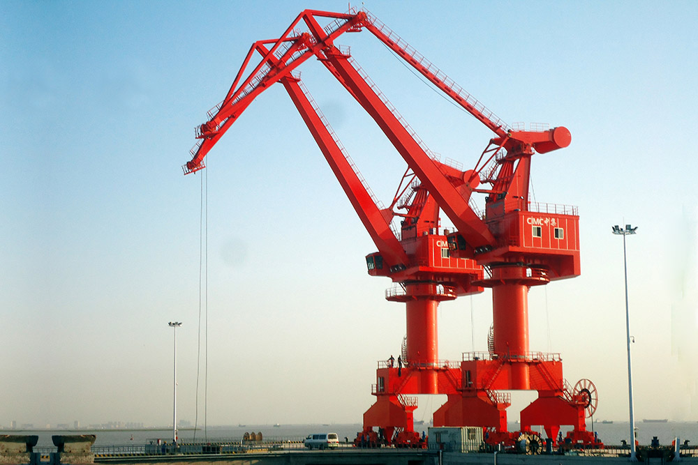 Double Jib Portal Crane