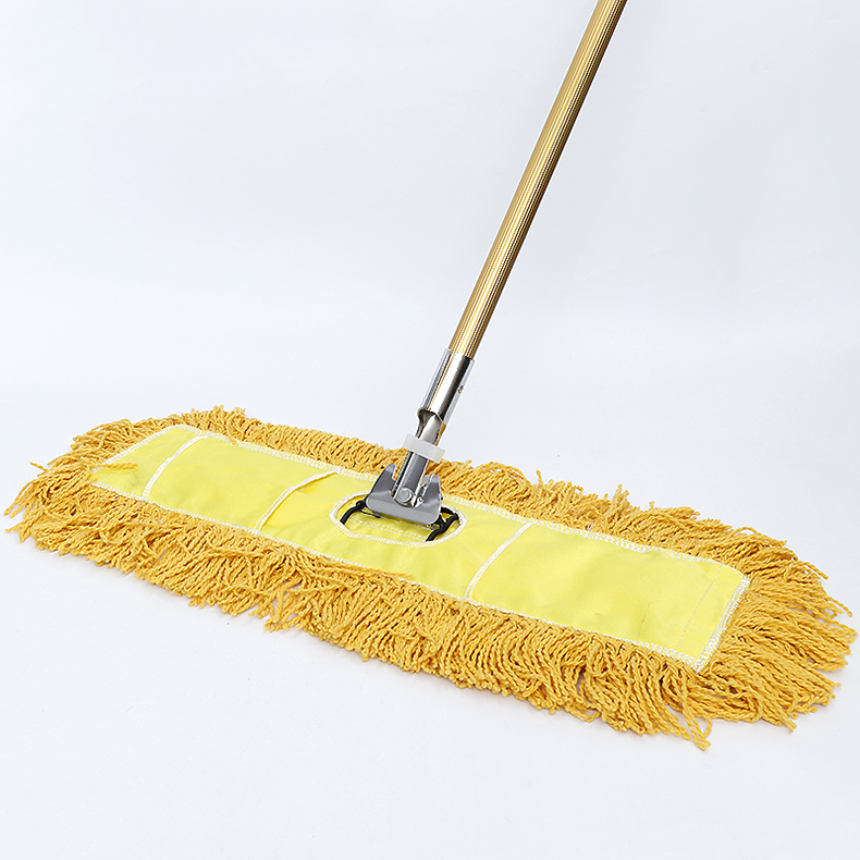 Factory Supply Various Color Cotton Flat Dust Push Mop For Sale