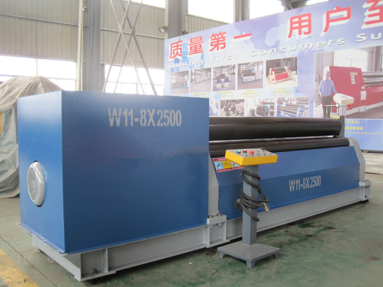 W11三辊机械对称卷板机- 8x2500