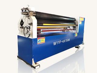 W11F 3 roller asymmetric plate rolling machine 4×1500