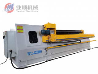 W12 CNC hydraulics plate rolling machine with 4 rolls - 4x3000