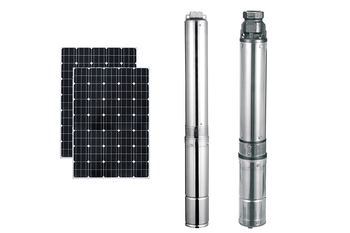 4BSQJ 4 INCH DC SOLAR SUBMERSIBLE PUMP --BUILT IN MPPT CONTROLLER