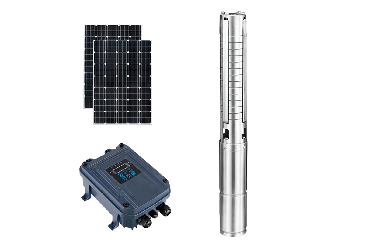 4SSP 4 INCH DC SOLAR STAINLESS STEEL SUBMERSIBLE PUMP