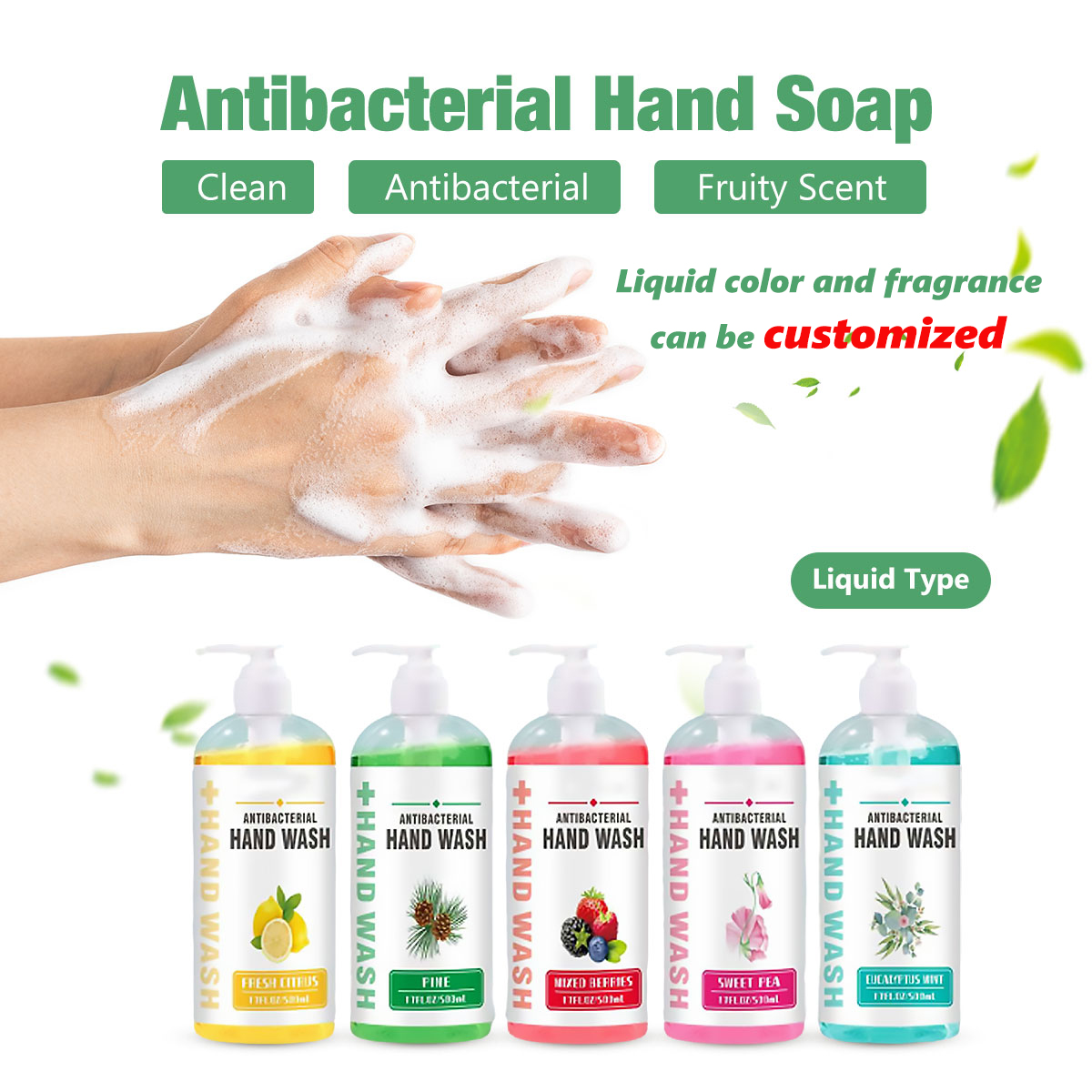 Antibacterial hand soap