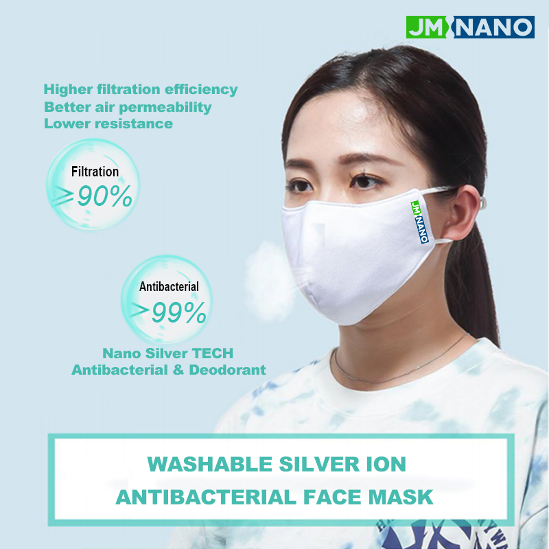 Washable Silver Ion Antibacterial Face Mask (Non-medical)
