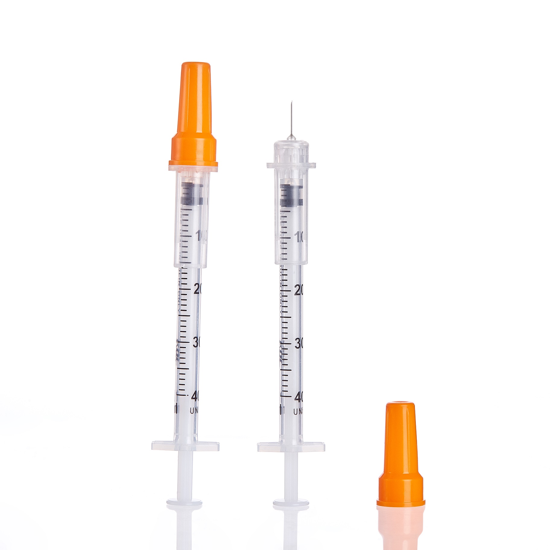 Safety retractable Insulin syringe