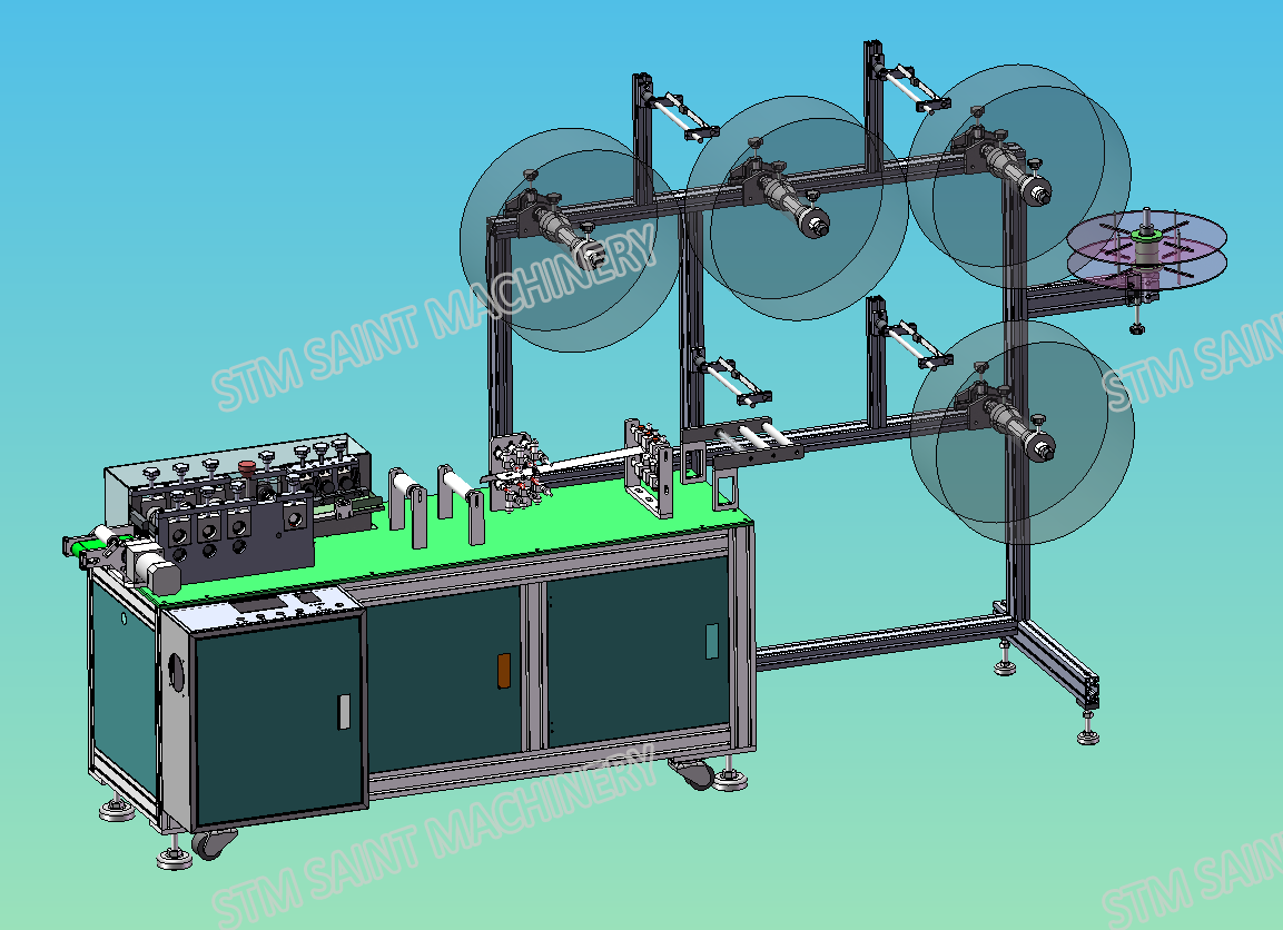 Semi-Auto Medical Mask Making Machine