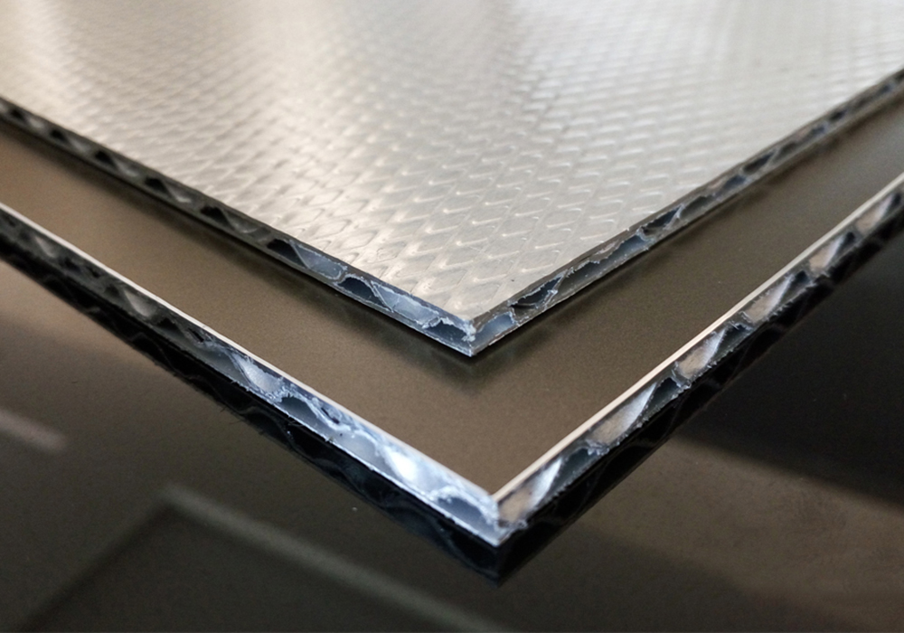 Corrugated Aluminum Core Sandwich Panel A2 Fireproof