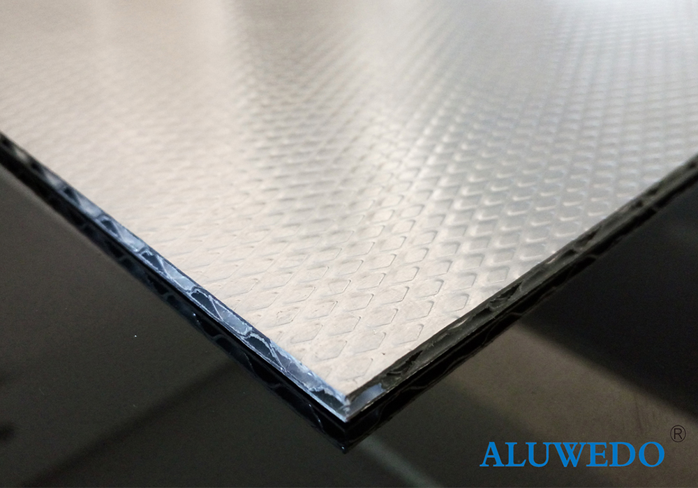 Corrugated Aluminum Core Sandwich Panel A2 Fireproof