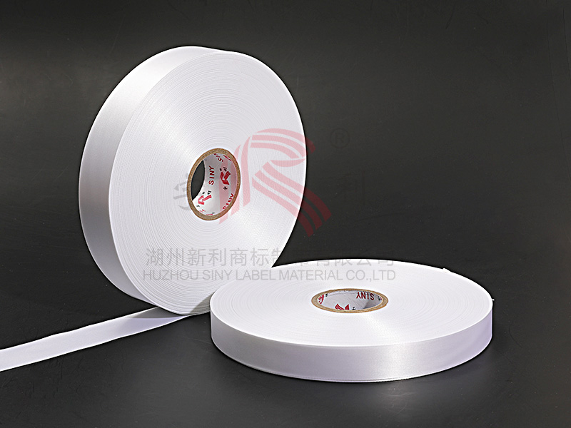 PS7531A1T SINGLE SIDE POLYESTER SATIN, WHITE, TTR PRINTING