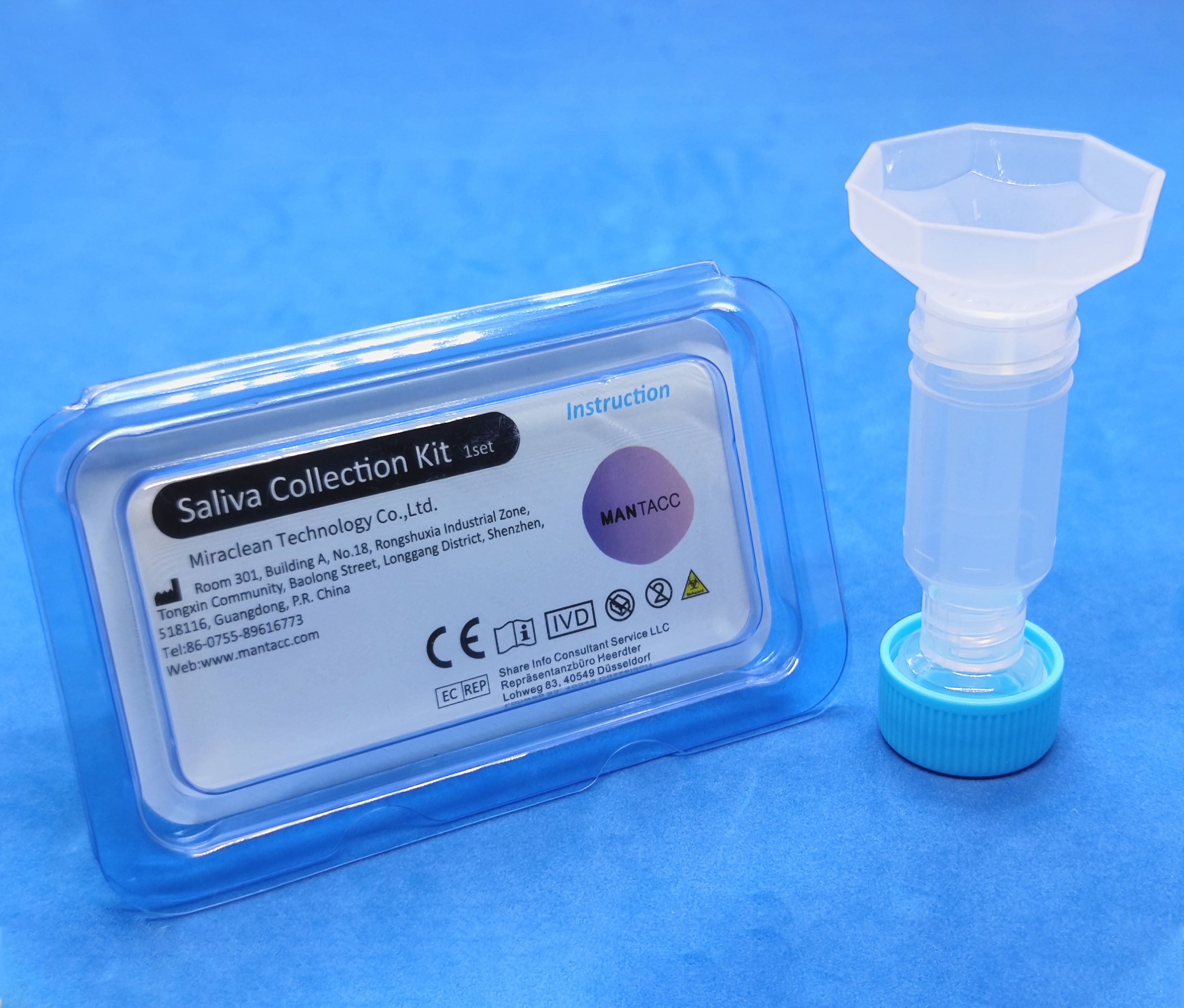 Mantacc TY-001 Integrated Saliva Sampling Kit