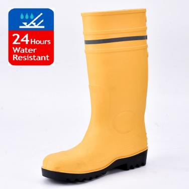 Safety Rain Boots W-6037 Yellow