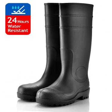 Safety Rain Boots W-6037 Black