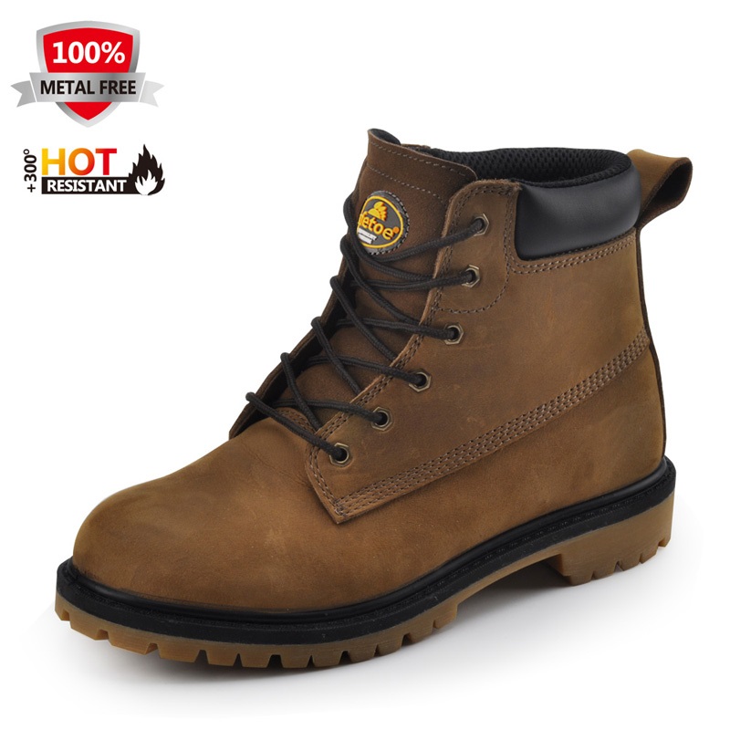 M-8400 HRO Коричн.прочные мужские рабочие обуви