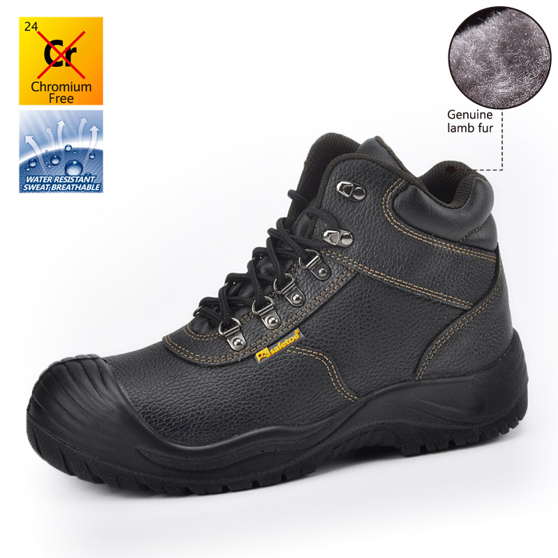 M-8406 Черные зимние защитные обуви PU/PU