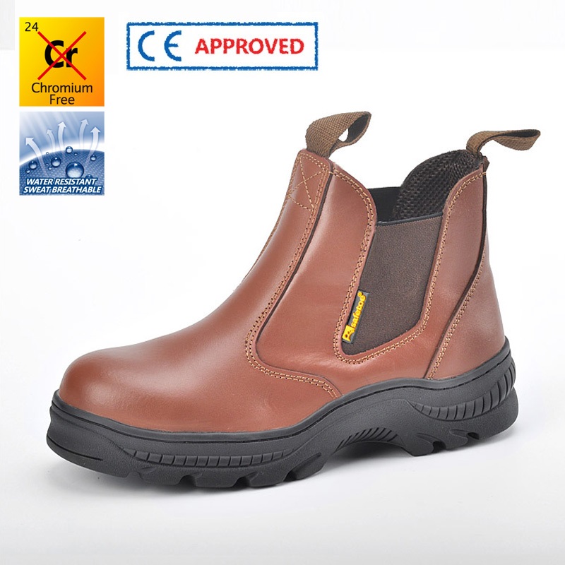 M-8025  Коричные защитные обуви Резина-пропитка