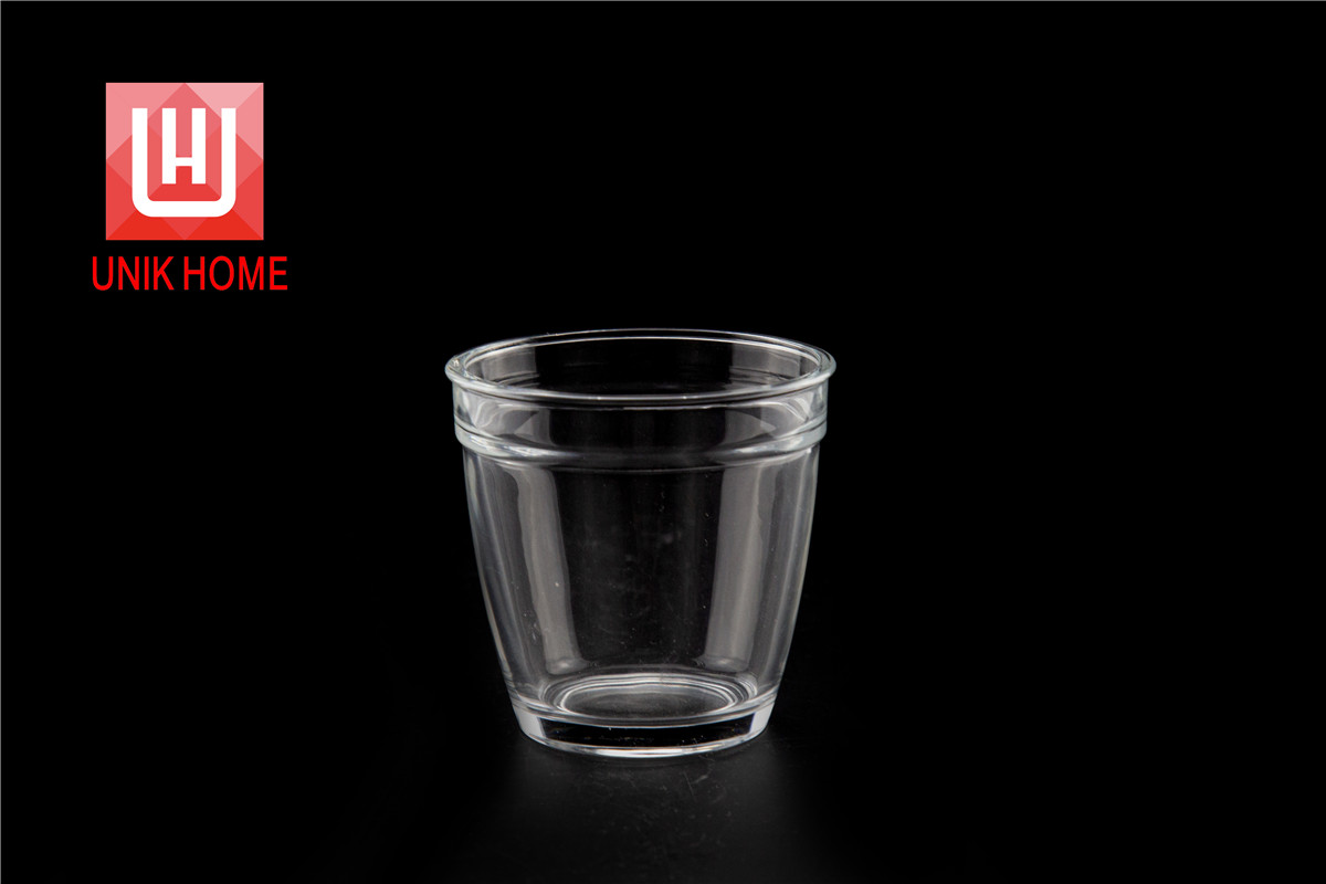 UNIK HOME Wholesale Smoothly Heat Resistant Transparent Water Glass Cup For Home Using With Normal Design