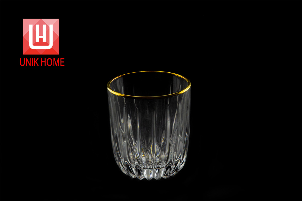 UNIK HOME Whiskey Glass Crystal Brandy Snifters XO Wine Glasses Cup Whisky Tumbler  DM318-2JB