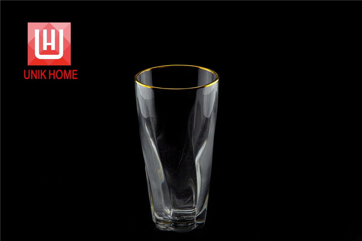 UNIK HOME Crystal Glass 435ml Whisky Mug Creative Mountain Moon Artistic Conception Whiskey Wine Cups Transparent Tasting Tumbler DM323JB