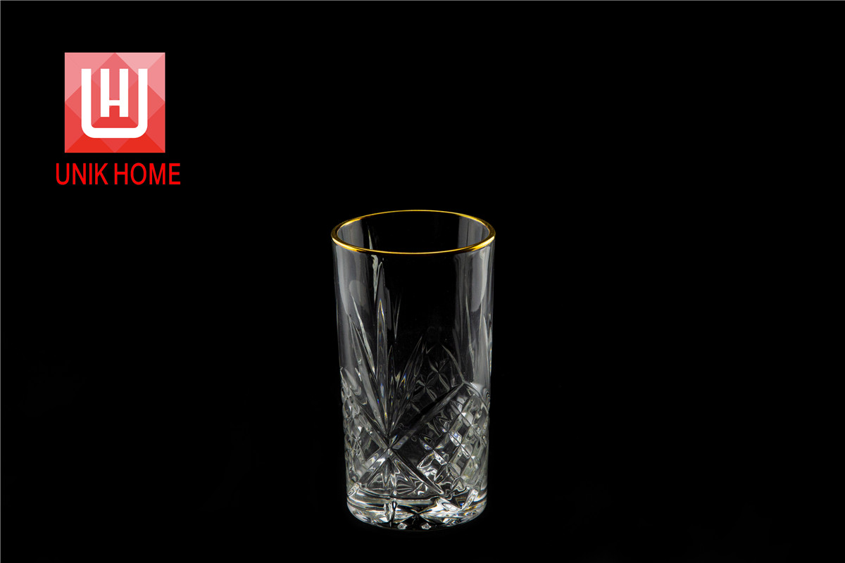 UNIK HOME Classic Whiskey Wine Glass Cup Wine Cup 365ml Wine Lovers Cocktail Handmade Vodka Tumbler DM325JB