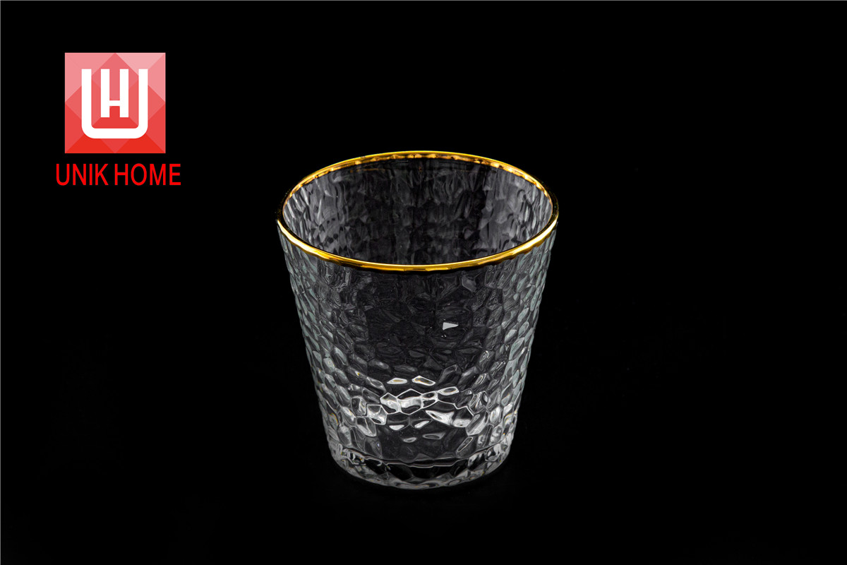 UNIK HOME Glass Tumblers 280ml Tooth Mug Washing Cup Personality Bathroom Set Gift Home Decoration Y6006JB