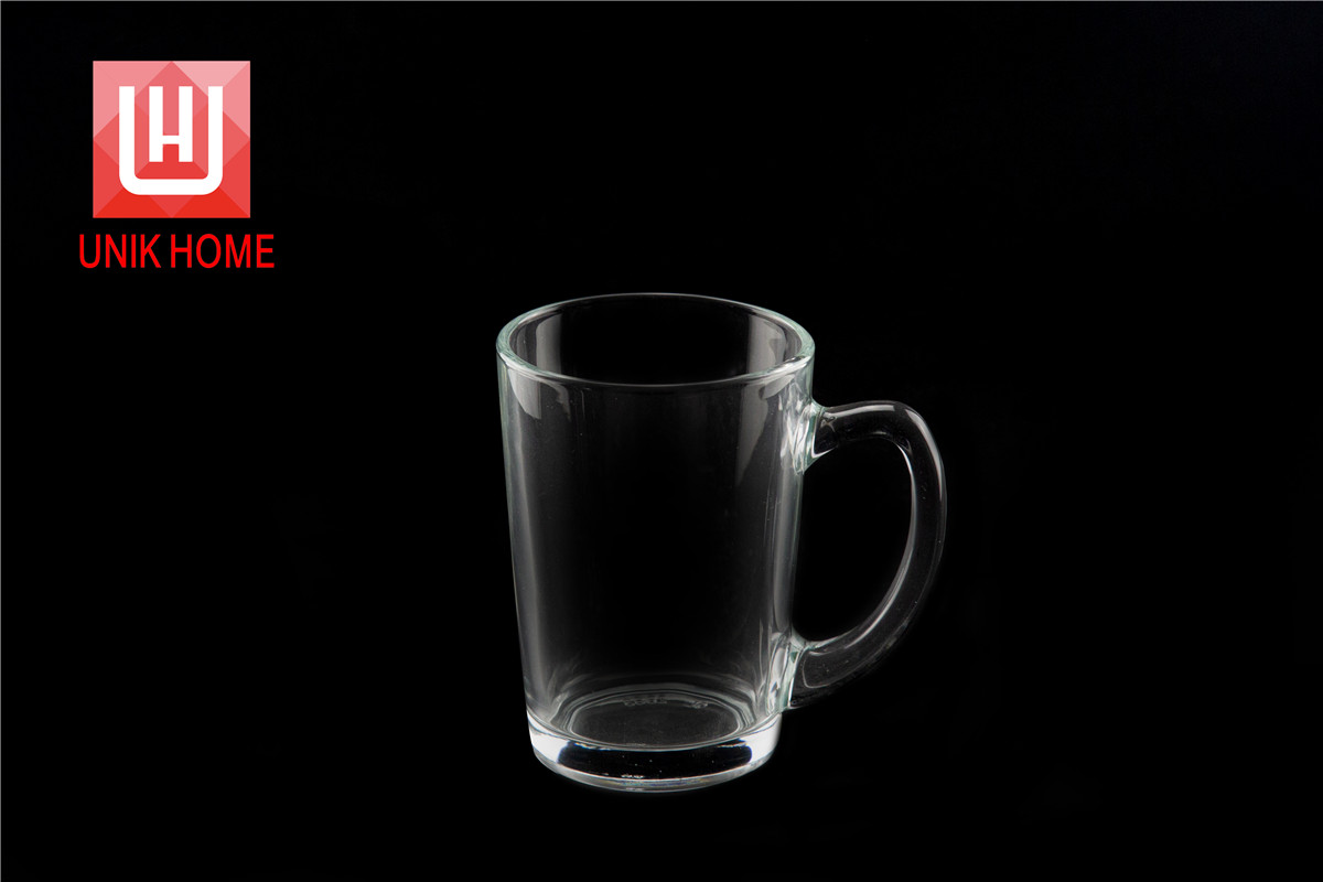 UNIK HOME Simple Classic 200ml Tea Glass Mugs High Quality Mug Glassware For Juice Glass _W1A2779