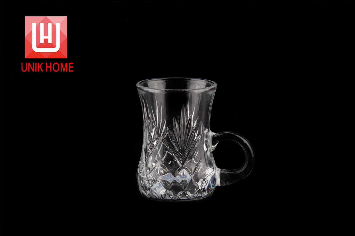 UNIK HOME High Quality White Glass Coffee Mug DM276