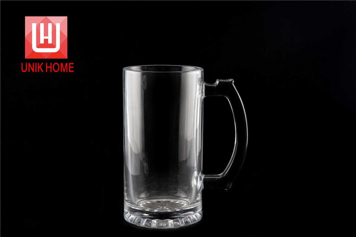 UNIK HOME 480ml Large Beer Glass Cup Mug With Handle ZB65